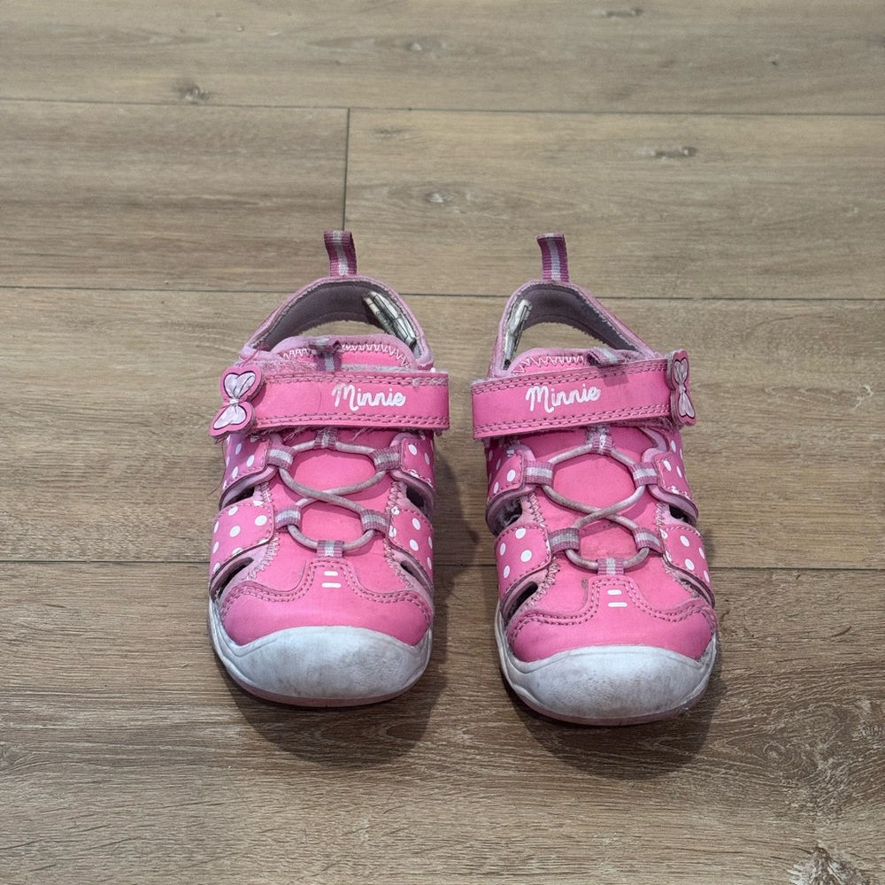 ⭐ 5/$20 ⭐ Disney Minnie Mouse Pink Light-Up Play Sandals Size Toddler 10